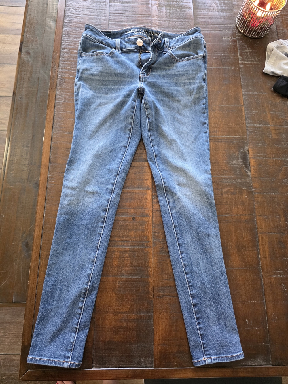 American Eagle Outfitters Skinny Jeans - Blue Wash